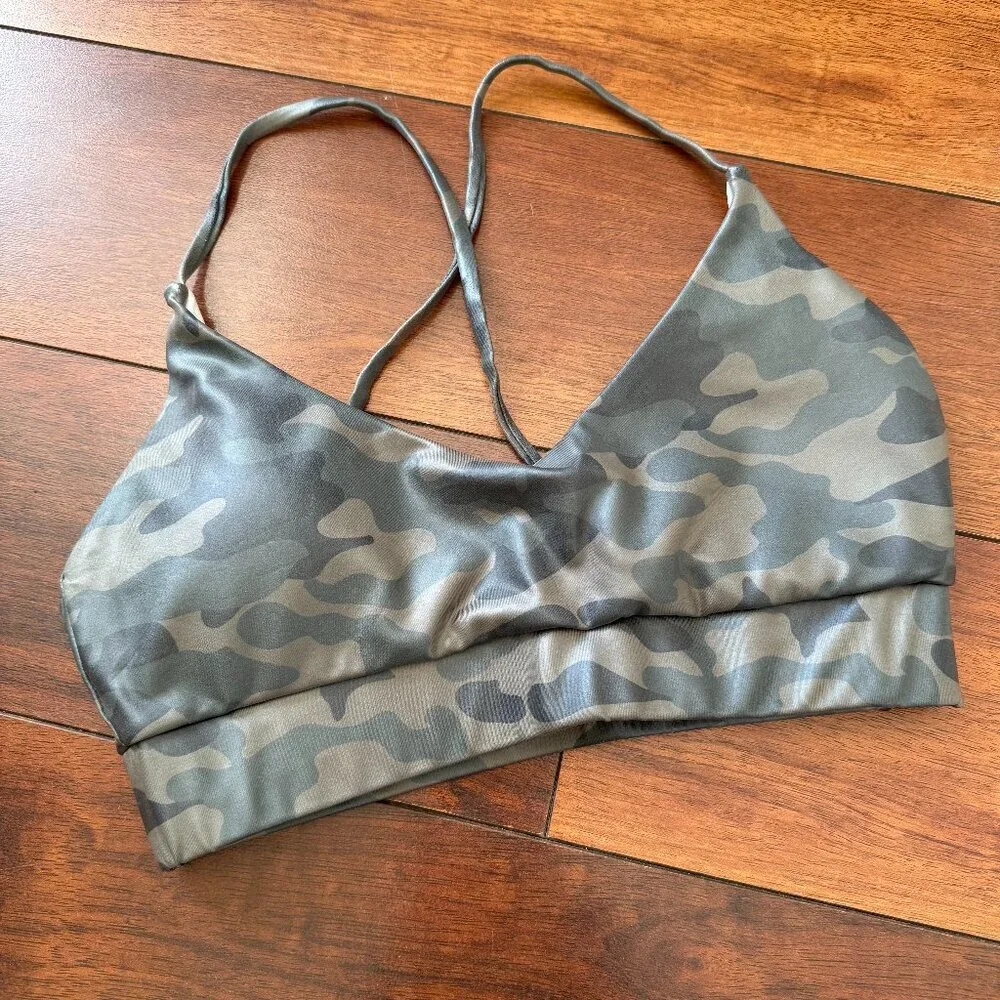 Electric Yoga Camo Sports Bra Size Small - Picture 2 of 7